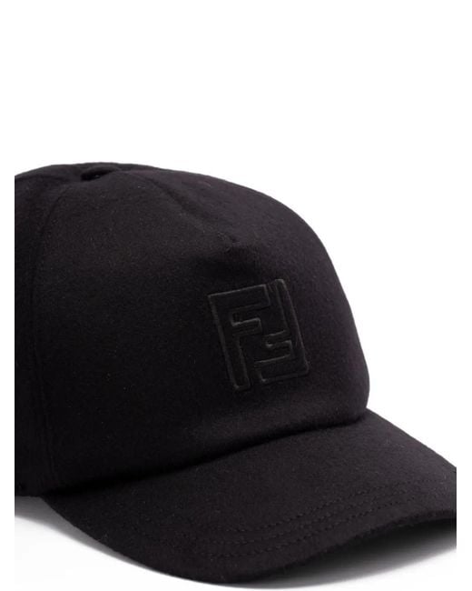 Cappello Con Logo di Fendi in Black da Uomo