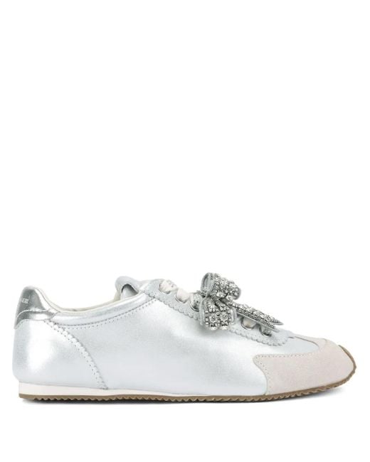Kurt Geiger Islington リボン スニーカー White