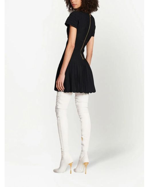 Balmain Black Paris Mini Dress