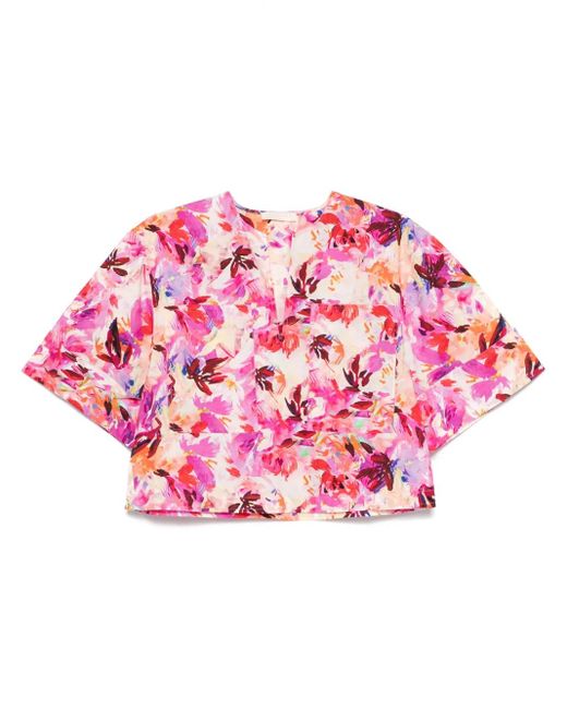 Ulla Johnson Pink Suri Blouse