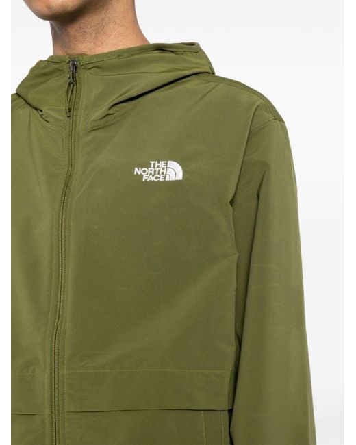 The North Face Green Easy Wind Hooded Jacket for men