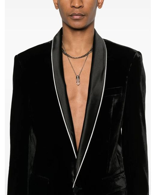 DSquared² Black Shawl-Lapels Blazer for men