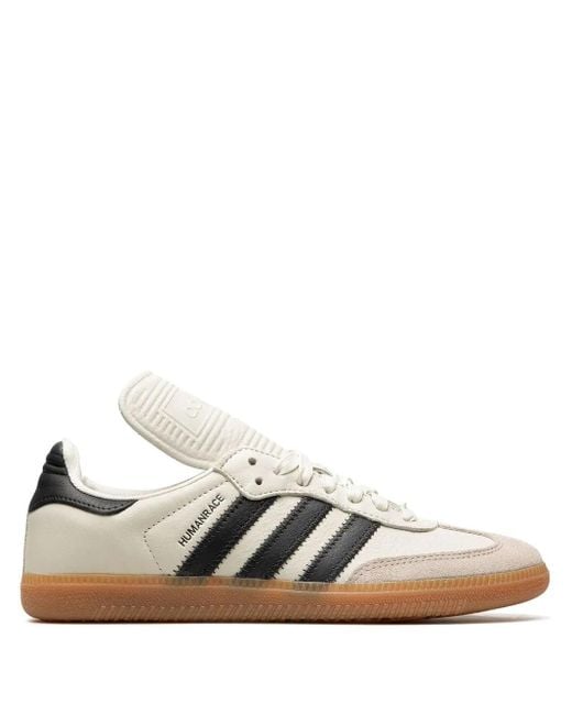 Adidas White Samba "Humanrace