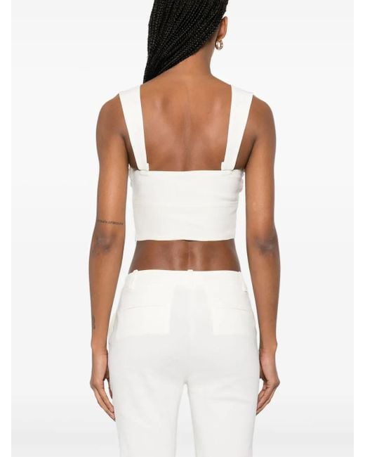 Pinko White Voyager Top