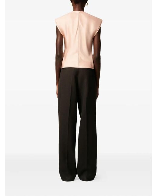 Top Con Borde Sin Rematar AMI de color Pink