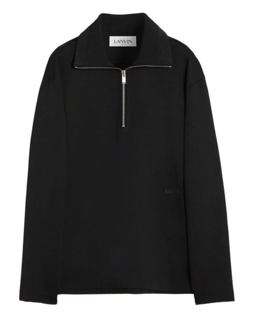 Lanvin Sweatshirt Mit Logo-Print in Black für Herren