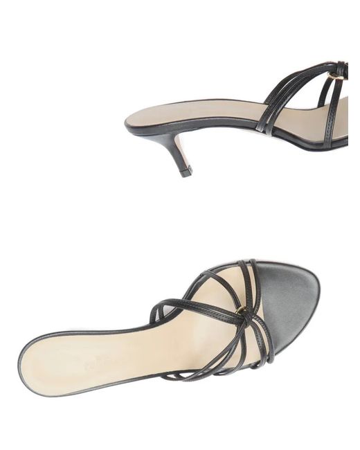 Le Monde Beryl White Sofia Strappy Leather Sandals