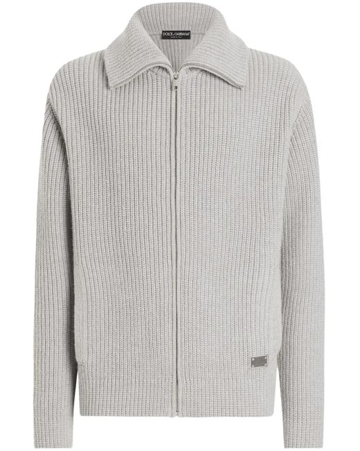 Dolce & Gabbana Men's Gray Cardigan cardigans