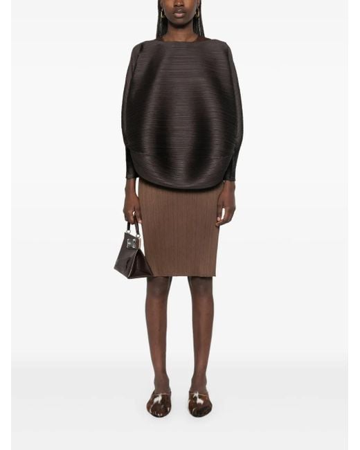 Pleats Please Issey Miyake Black Ufo Blouse