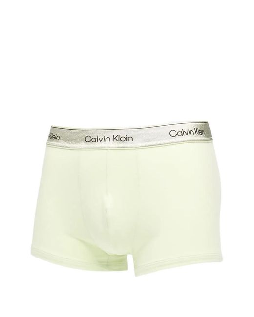 Calvin Klein Blue Logo-Waistband Boxers (Set Of Three) for men