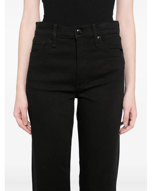 Rag & Bone Black Harlow Jeans