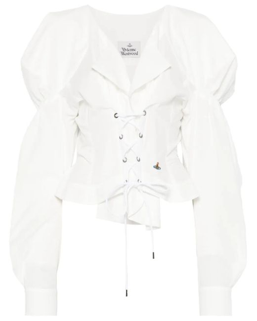 Vivienne Westwood White Kate Blouse