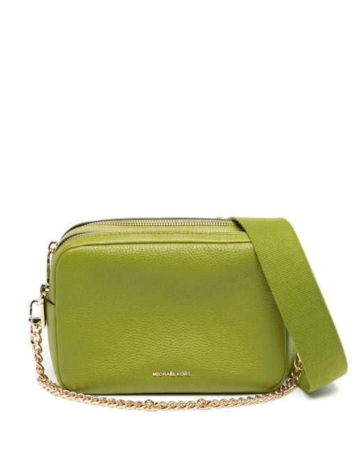 Michael Kors Green Camera Crossbody Bag