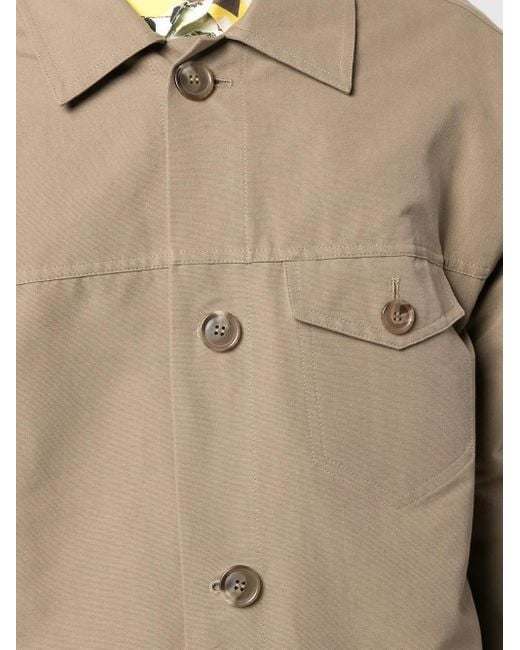 Martine Rose Natural Mid-Length Raincoat for men