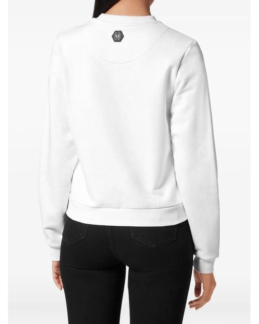Philipp Plein White Sweatshirt