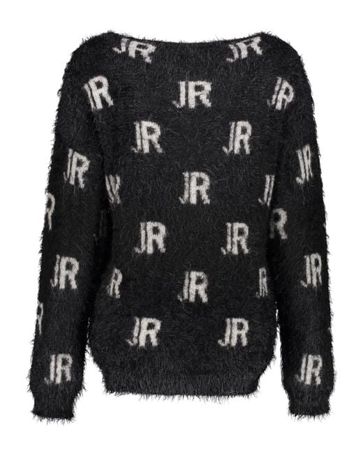 John Richmond Black Monogram Jumper