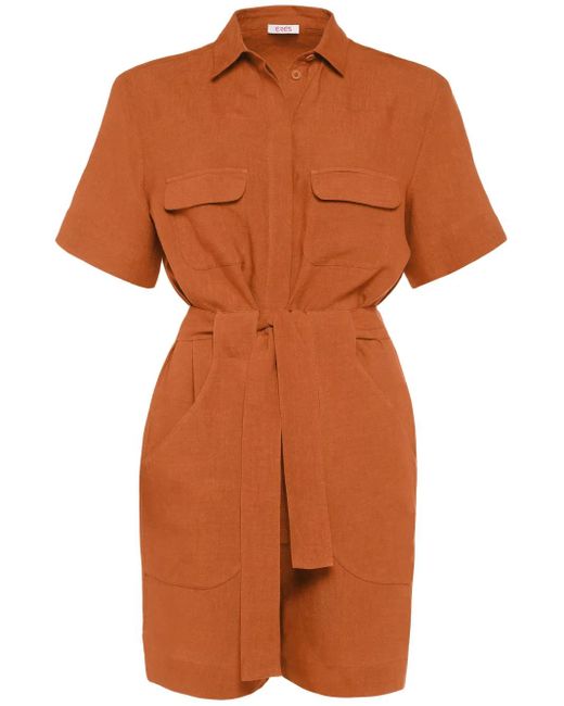 Eres Orange Généreux Playsuit