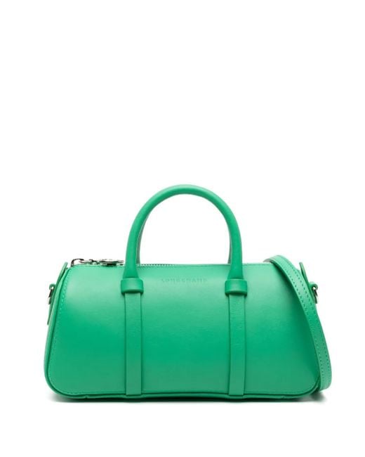 Longchamp Daylong Leren Shopper in het Green