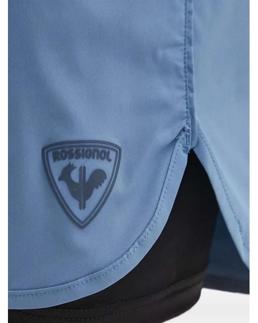 Rossignol Blue Logo Shorts for men