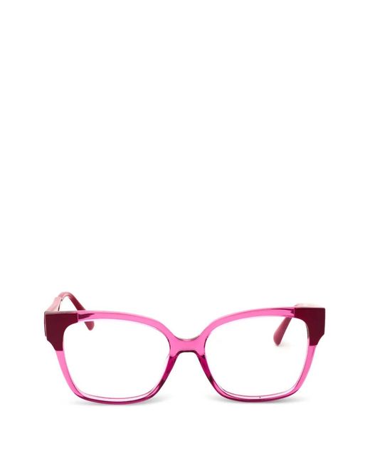 MAX&Co. Pink Brille Mit Logo