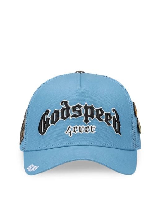 Godspeed Blue Gs Forever Embroidered Baseball Cap for men