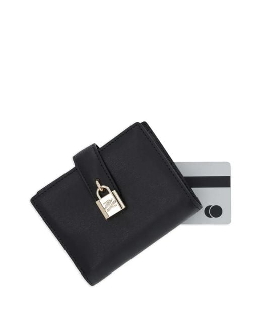 Padlock flap wallet Karl Lagerfeld de color Black