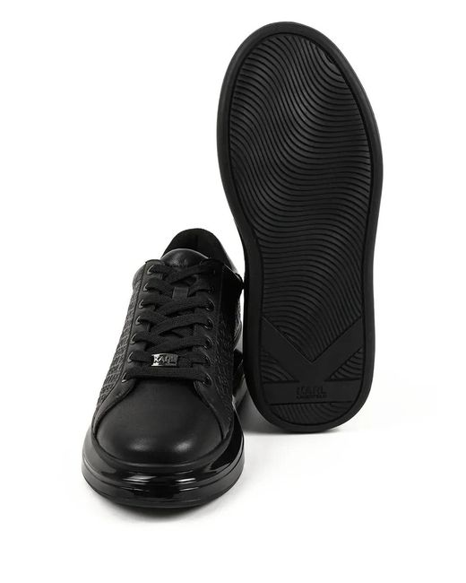 Karl Lagerfeld Black Kapri Kushion Platform Sneakers for men
