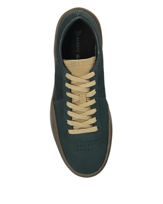 Lacoste Green Aura Leather Sneakers for men