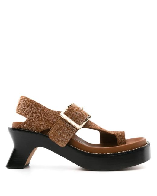 Loewe Brown High Heel Sandals