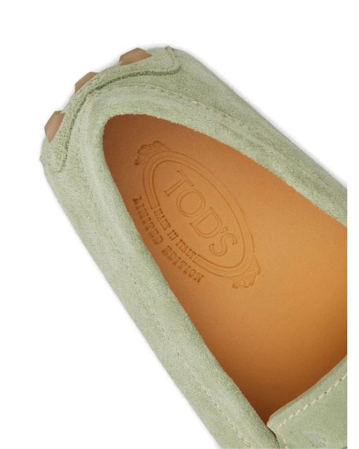 Mocassins Gommino En Daim Tod's pour homme en coloris Green