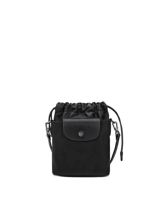 Longchamp Black Mini Le Pliage Xtra Bucket Bag