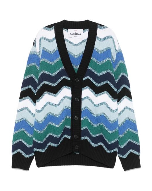 Missoni Blue Zigzag Cardigan