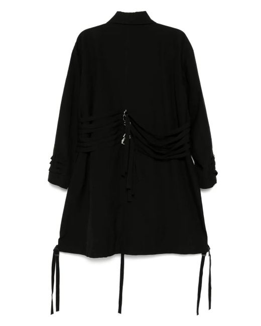 Undercover Black Belted Coat