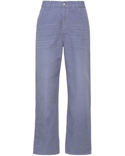 Carhartt Blue W' Pierce Straight-leg Trousers