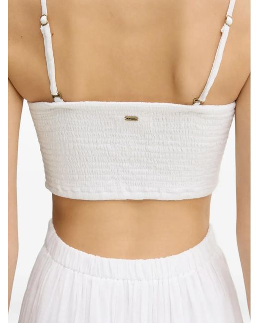 Rip Curl White Cut-Out Maxi Dress