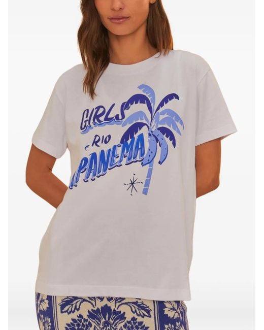 T-Shirt Girls Rio Ipanema Farm Rio en coloris Gray