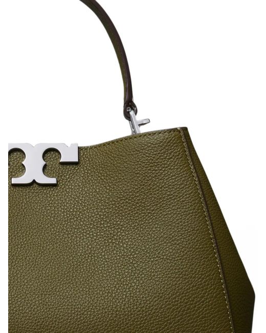 Tory Burch Green Medium Eleanor Soft Satchel