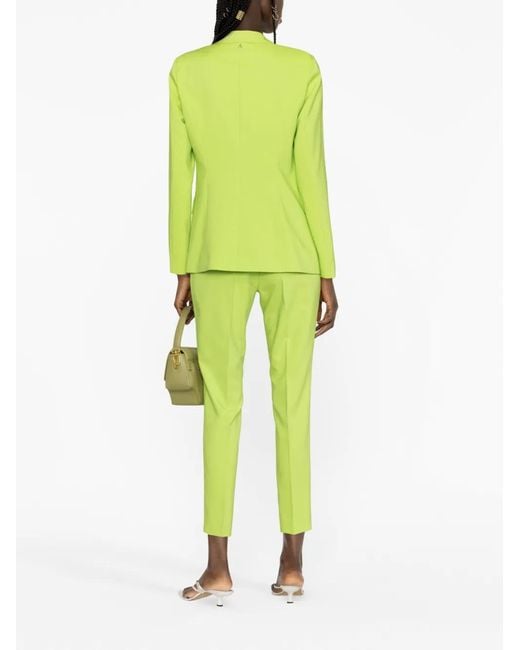 Twinset Green Single-Breasted Blazer