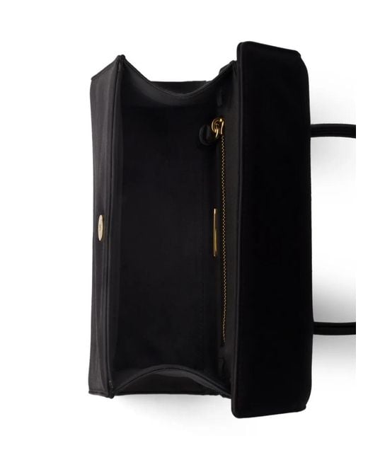 Prada Black Minuit Satin Handbag