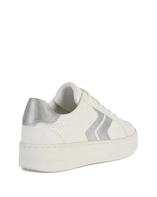 Geox White Skyely Sneakers