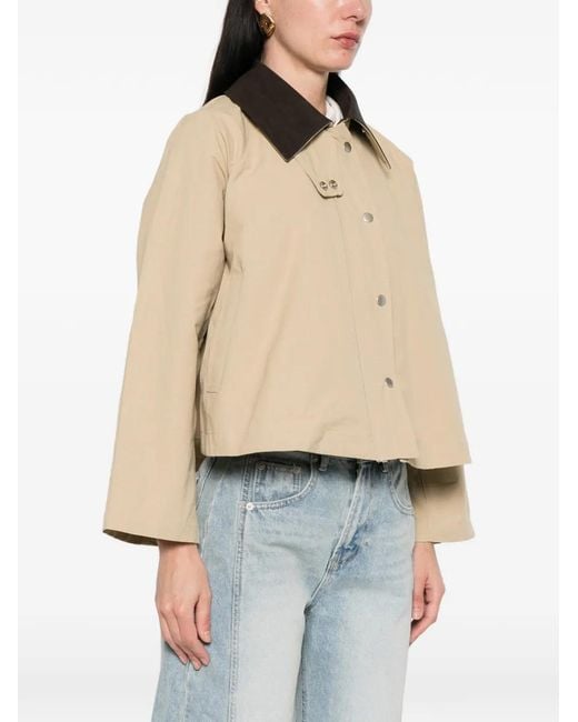 LA PISCINE Natural Collared Jacket