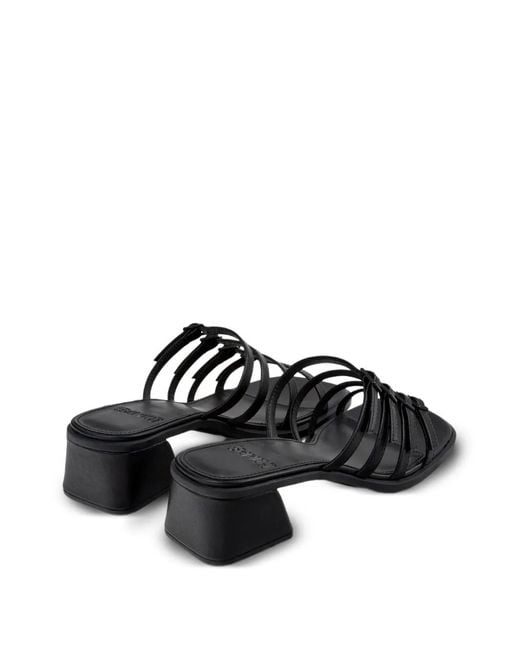Camper Black Kora Strappy Sandals