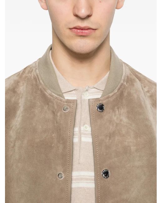 Yves Salomon Natural Seigle Calf Wool Polyamide Jacket for men