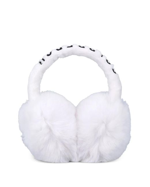 Goldbergh White Faux-Fur Earmuffs