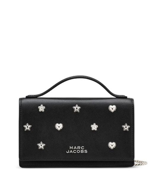 Marc Jacobs Black Studs Icon Tote Bag