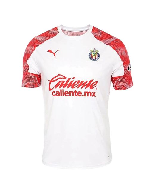 PUMA Red X Chivas 2019/2020 Logo-Print Jersey for men