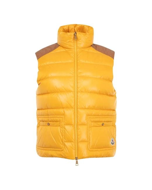Moncler Yellow Frelon Vest