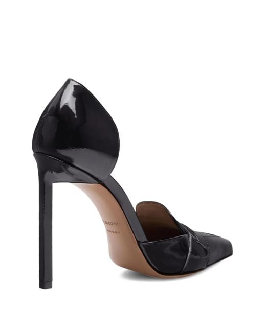 Tom Ford Black 105 Mm Eva D'Orsay Patent Leather Pumps