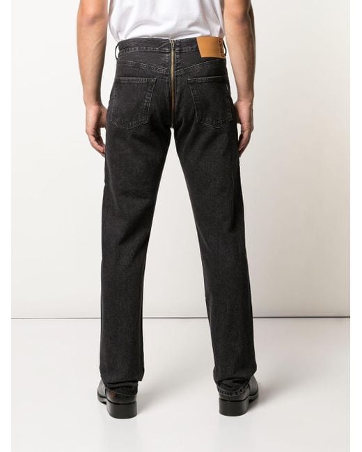 Vetements Jeans mit durchgehendem Reißverschluss in Schwarz für Herren |  Lyst DE