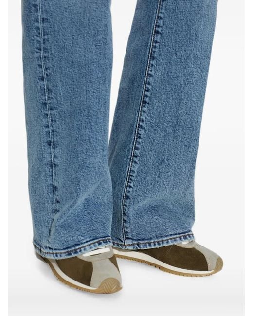 MICHAEL Michael Kors Green Rhodes Panelled Leather Sneakers